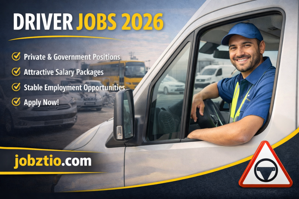 Driver Jobs 2026 – Secure Your Driving Career Today