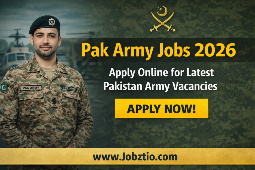 Pak Army Jobs 2026 – Apply Online for Latest Pakistan Army Vacancies