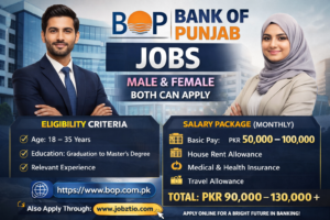 Bank of Punjab Jobs 2026 – New BOP Vacancies for Male & Female